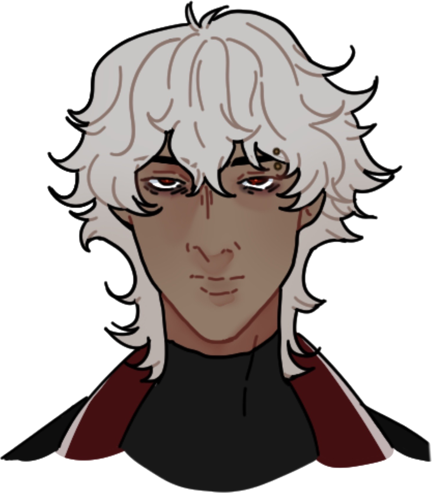 Three-quarter Cain portrait